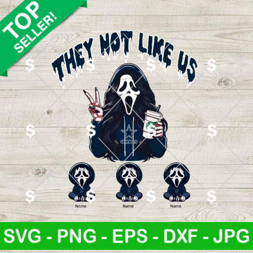 They Not Like Us Dallas Cowboys Football SVG