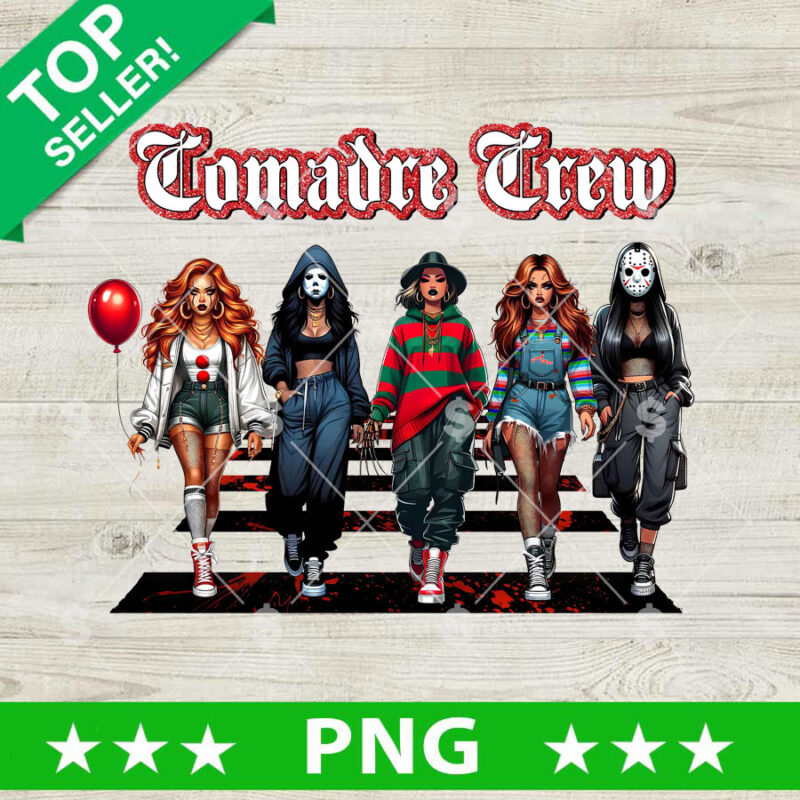 Comadre Crew Horror Movie Girls PNG