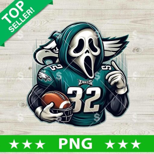 Ghostface Scream Philadelphia Eagles PNG