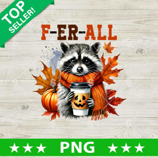 Fer All Raccoon Autumn Png