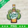 Grinch Beer Funny PNG
