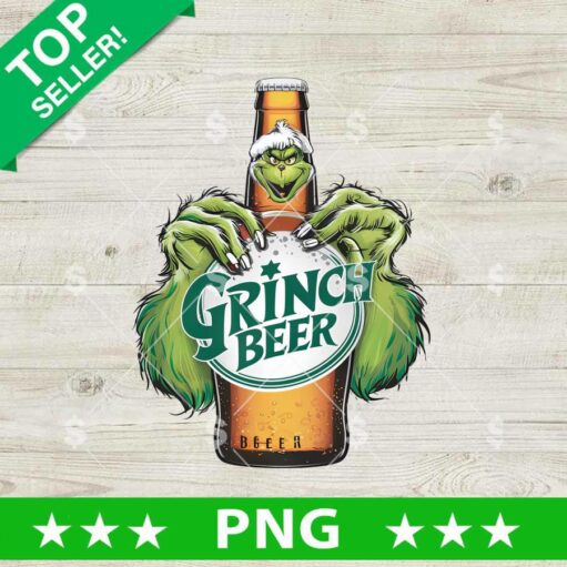 Grinch Beer Funny PNG