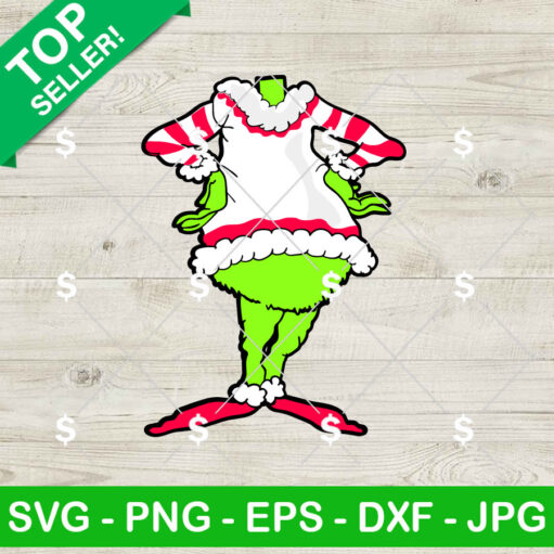 Grinch Body Svg