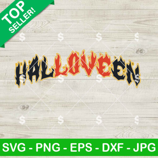 Hal Love en Halloween SVG