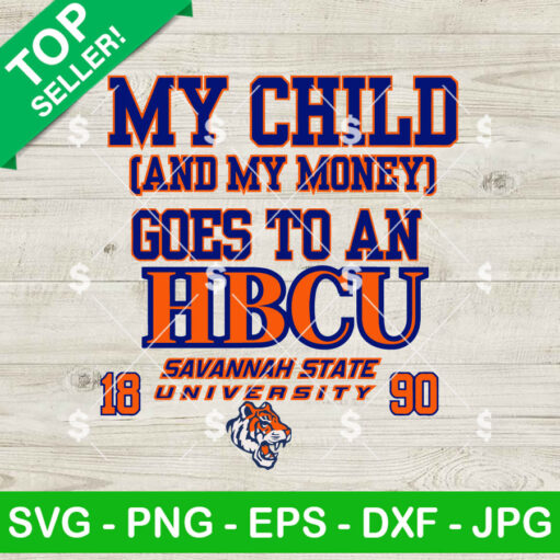 My Child Goes To an HBCU SVG