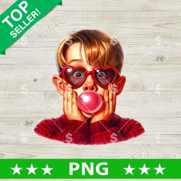 Home Alone Kevin Mccallister Blow Bubbles PNG, Home Alone Kevin PNG, Home Alone Christmas Movie Sublimation PNG
