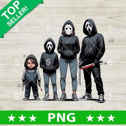 Ghostface Family Chucky Jason Voorhees PNG