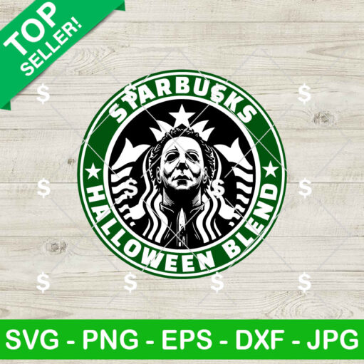 Michael Myers Starbucks Halloween Blend SVG