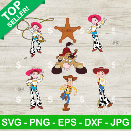 Jessie Toy Story Bundle Svg