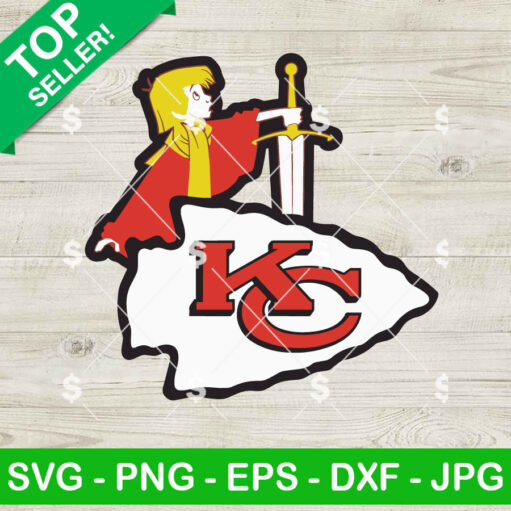 The Sword in the Stone Kc Chiefs SVG