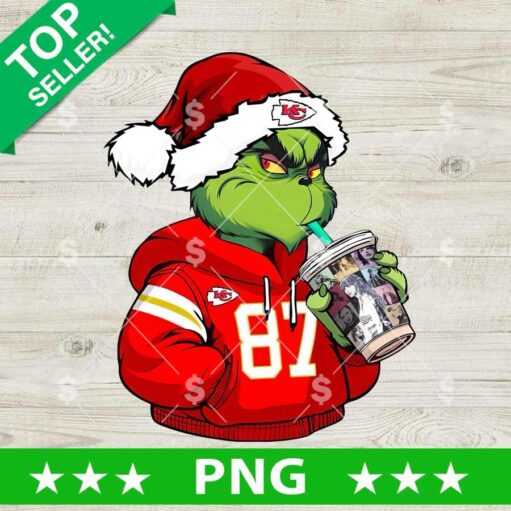 Grinch Kc Chiefs Christmas PNG