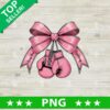 Coquette Bow Breast Cancer PNG