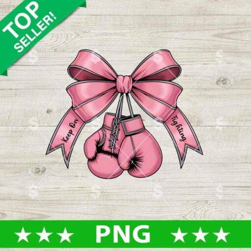 Coquette Bow Breast Cancer PNG