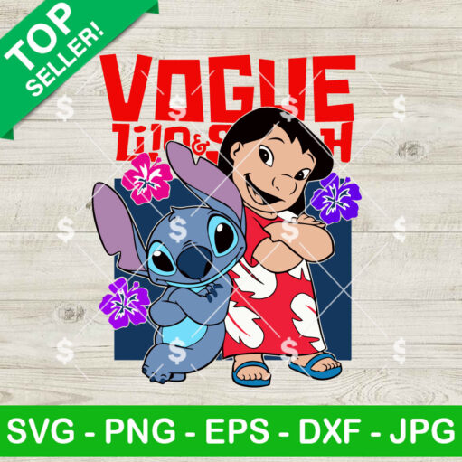 Lilo And Stitch Vogue Svg