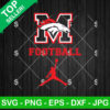 SMU Mustangs Football Jordan Logo SVG