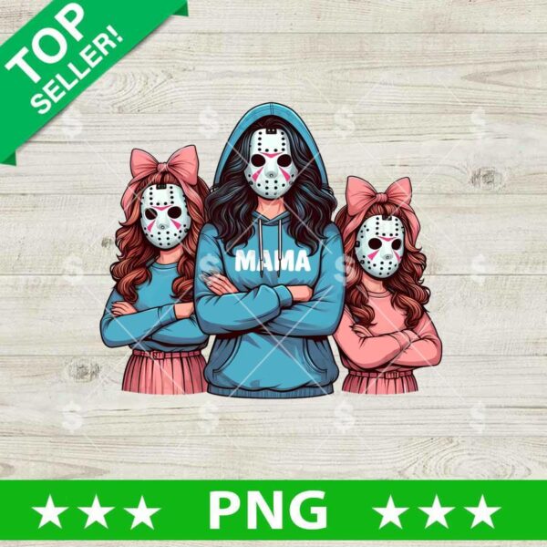 Mama Jason Voorhees And Daughters PNG, Mama Jason Voorhees Horror PNG, Horror Movie PNG