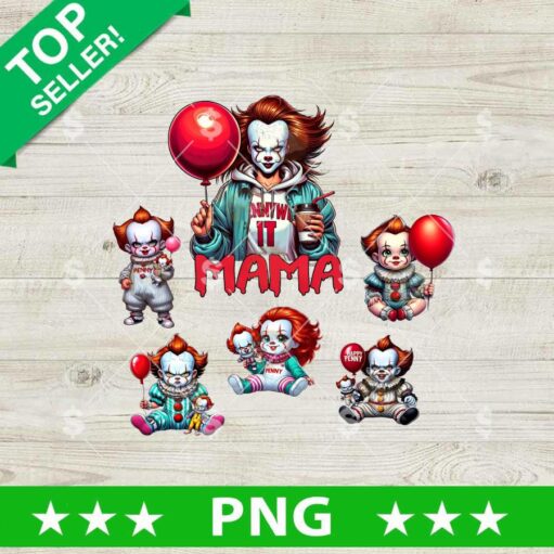 Mama Pennywise And Son PNG