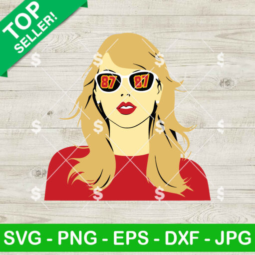 Taylor Swift 87 Travis Kelce SVG