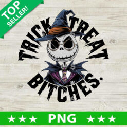 Trick Or Treat Bitches Jack Skellington Harry Potter PNG, Jack Skellington Harry Potter Sublimation PNG, Harry Potter Halloween PNG