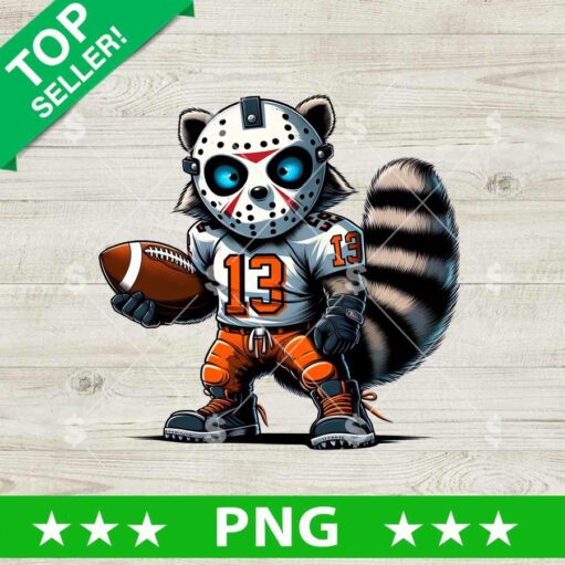 Jason Voorhees Raccoon Football PNG