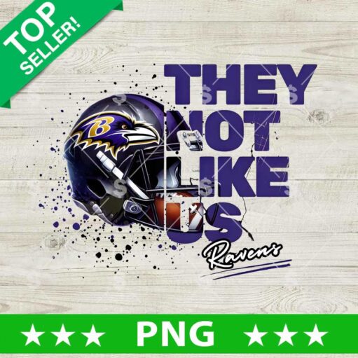 They Not Like Us Baltimore Ravens PNG