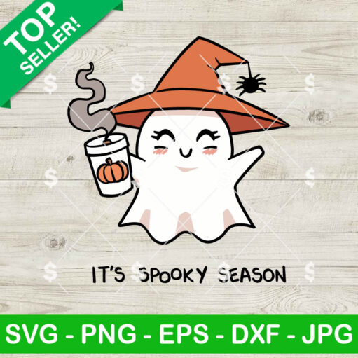 It'S Spooky Season Cute Boo Svg