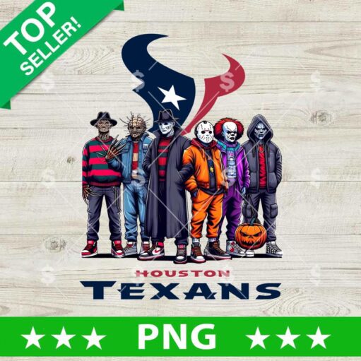 Houston Texans Horror Friends Football Team PNG