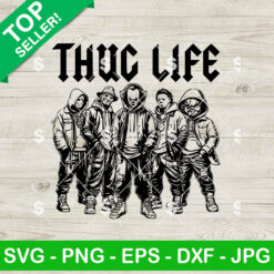 Thug Life Pennywise Horror Movie SVG, Michael Myers Thug Life SVG, Horror Characters Thug Life SVG