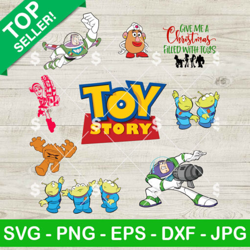 Toy Story Characters Bundle Svg