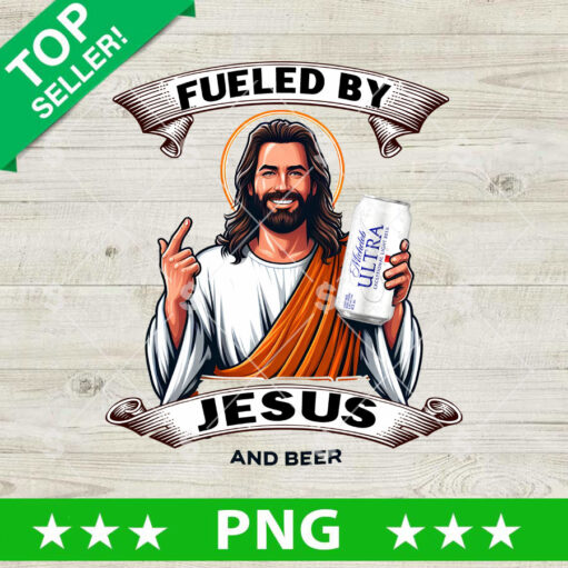 Fueled By Jesus And Beer Michelob Ultra Png