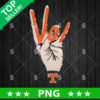 Tennessee Volunteers football Hand Sign PNG