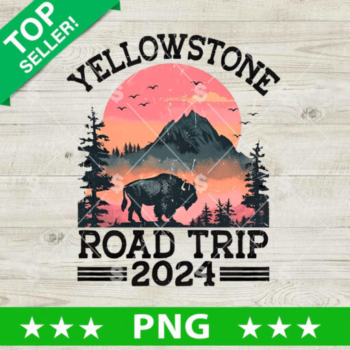 Yellowstone Road Trip 2024 PNG