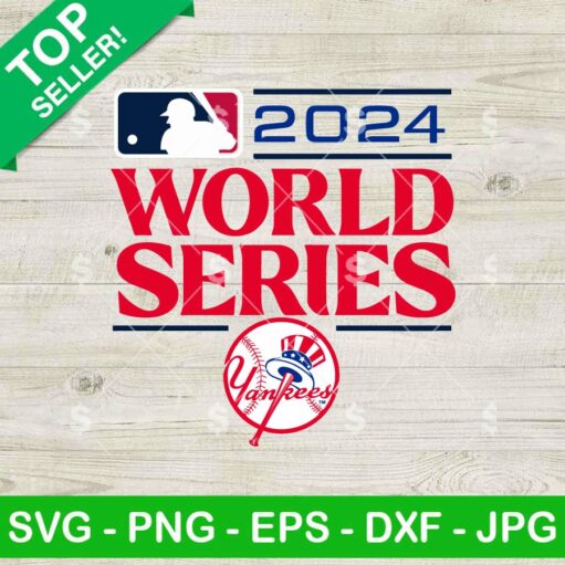 2024 World Series New York Yankees SVG