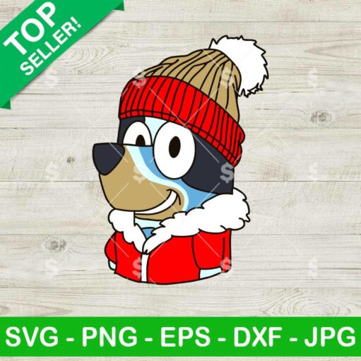 Bluey Christmas SVG