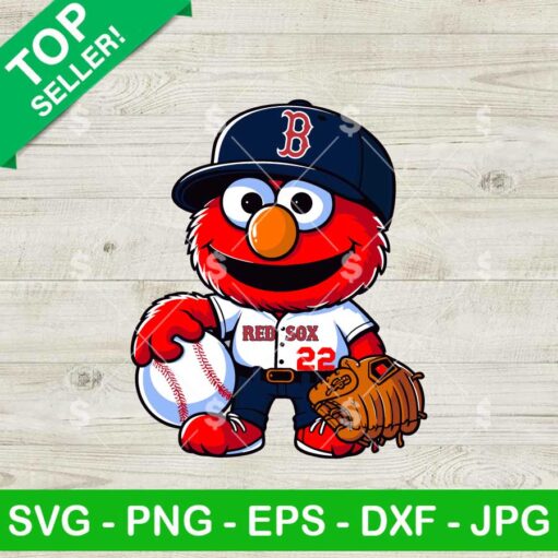 Boston Red Sox Sesame Street SVG