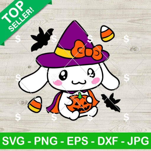 Cinnamoroll Witch Halloween SVG