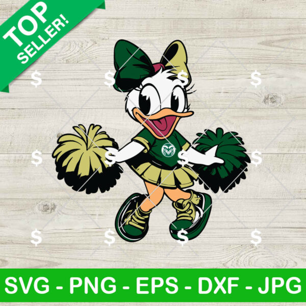 Colorado State Rams Daisy Duck Cheerleader SVG