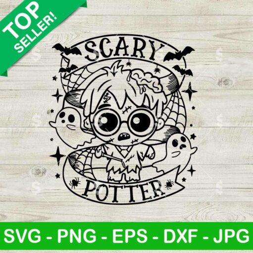 Cute Scary Harry Potter SVG