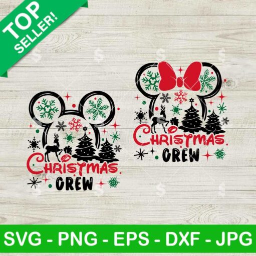 Disney Mouse Christmas Crew SVG