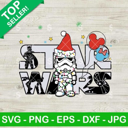 Disney Star Wars Stormtroopers Christmas SVG