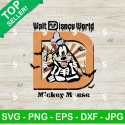 Goofy Walt Disney World Halloween SVG, Goofy Skeleton Halloween SVG, Disneyland Halloween SVG