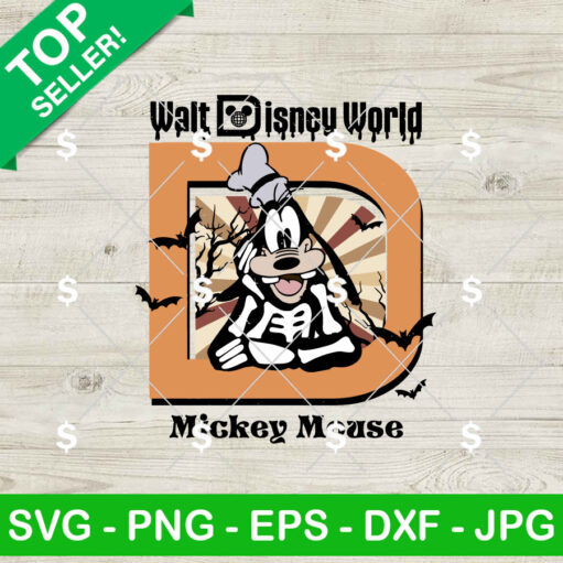 Goofy Walt Disney World Halloween SVG