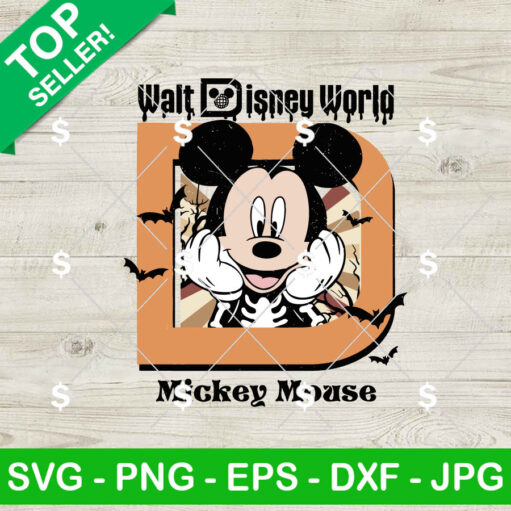 Mickey Walt Disney World Halloween SVG