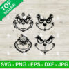 Grinch Face Christmas Bundle SVG