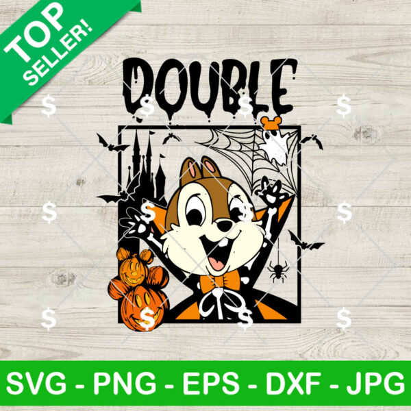 Chip N Dale Halloween Double Trouble SVG