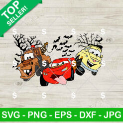 Halloween Disney Lightning Mcqueen Cars SVG
