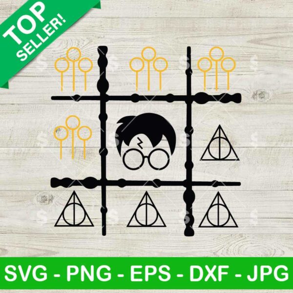 Harry Potter Tic Tac Toe SVG