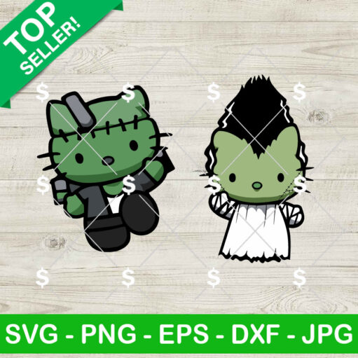 Hello Kitty Frankenstein Bundle SVG