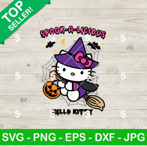 Hello Kitty Witches SVG