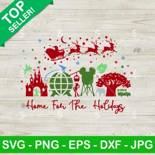 Disney Home For The Holidays SVG